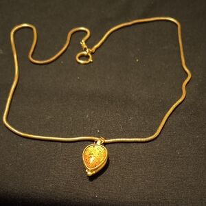 Zara Gold Teardrop Pendant Necklace